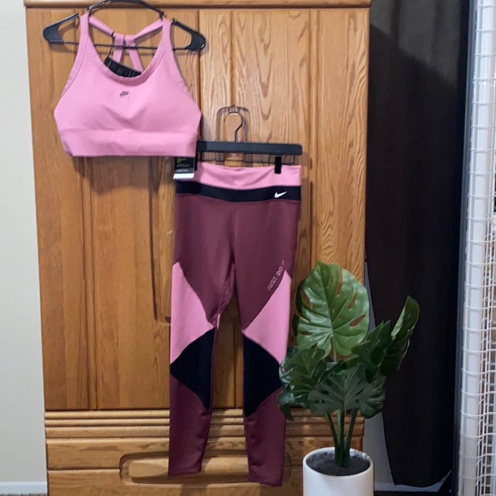 Nike Workout Outfit/Top*Large,Bottoms*Medium
